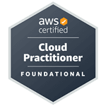 AWS Cloud Practitioner badge